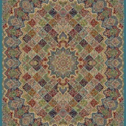 Іранський килим Kerman Baharestan Blue  - Висока якість за найкращою ціною в Україні